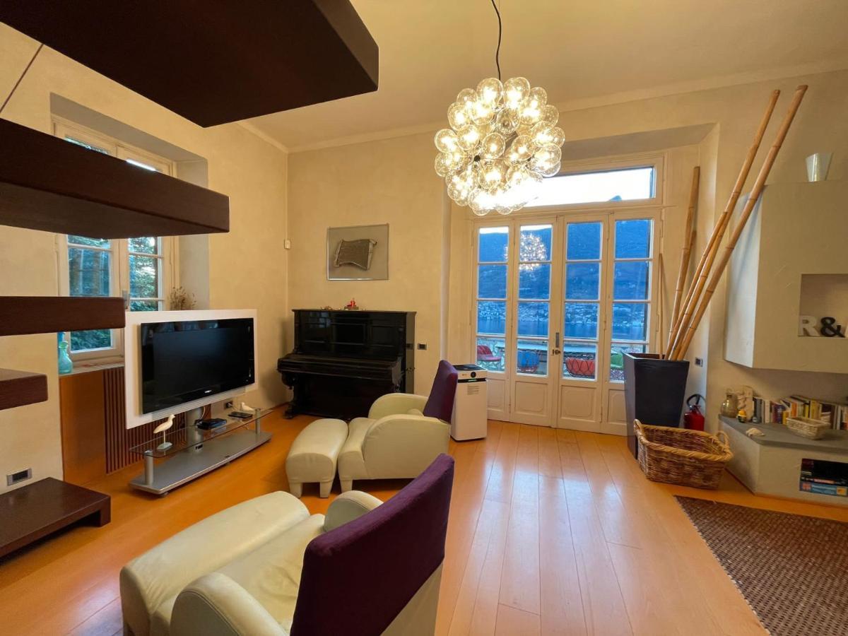 Lake Como Villa Ines Apartment Faggeto Lario Екстериор снимка